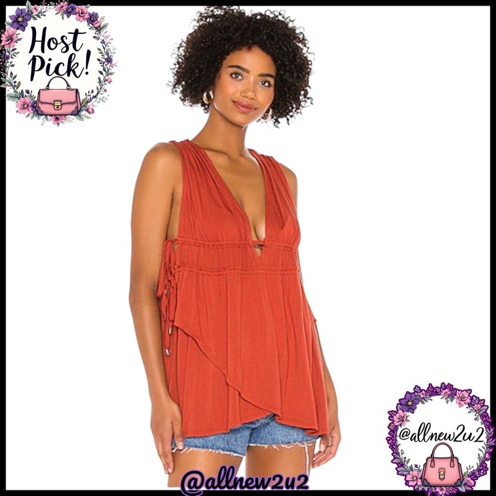 Free People Revolve Aries Tank In Rose Medium